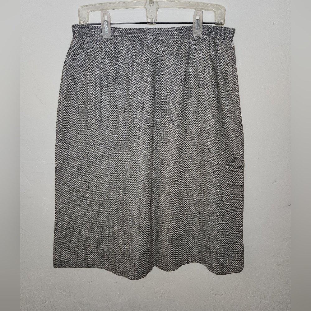 Vintage 1980s Alfred Dunner Wool Blend Skirt